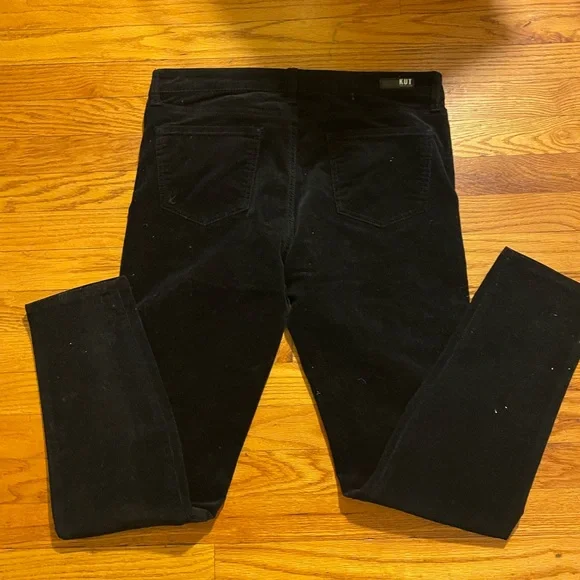 Kut From the Kloth BLACK Skinny Corduroy Pants - Picture 3 of 4